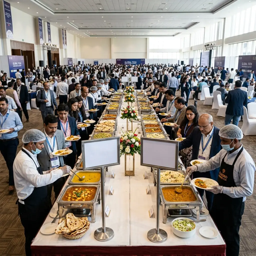 Custom enterprise catering package for large corporate events Noida